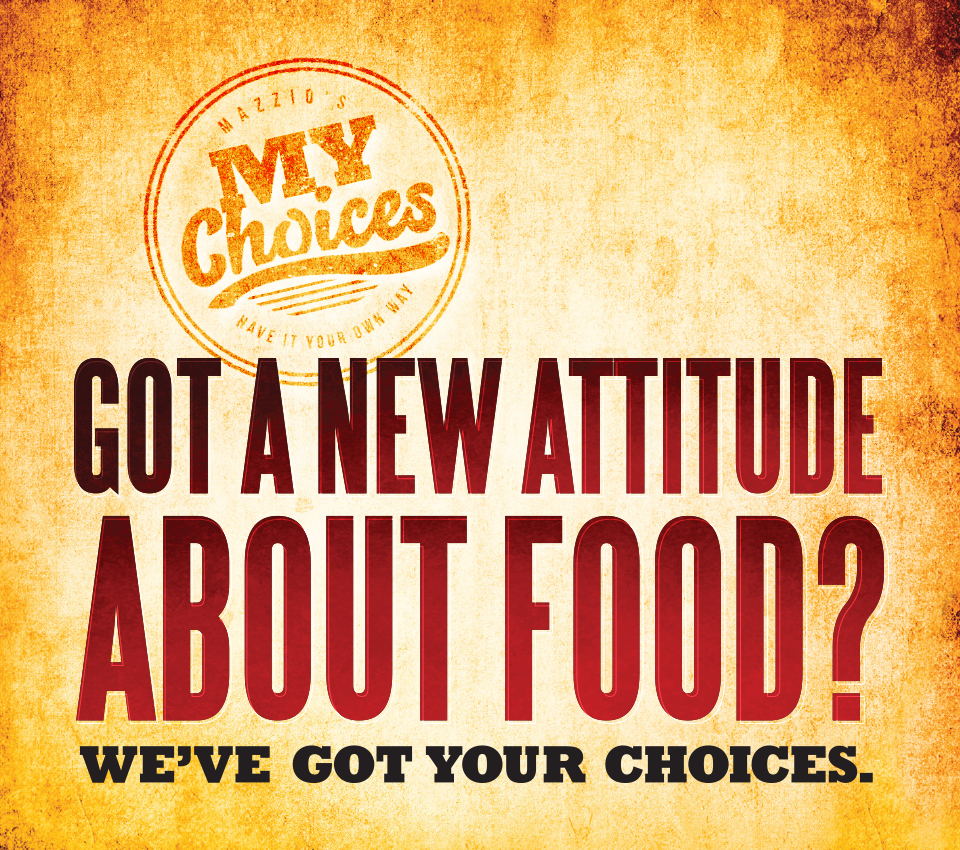 Got a new attitude about food? We've got your choices.
